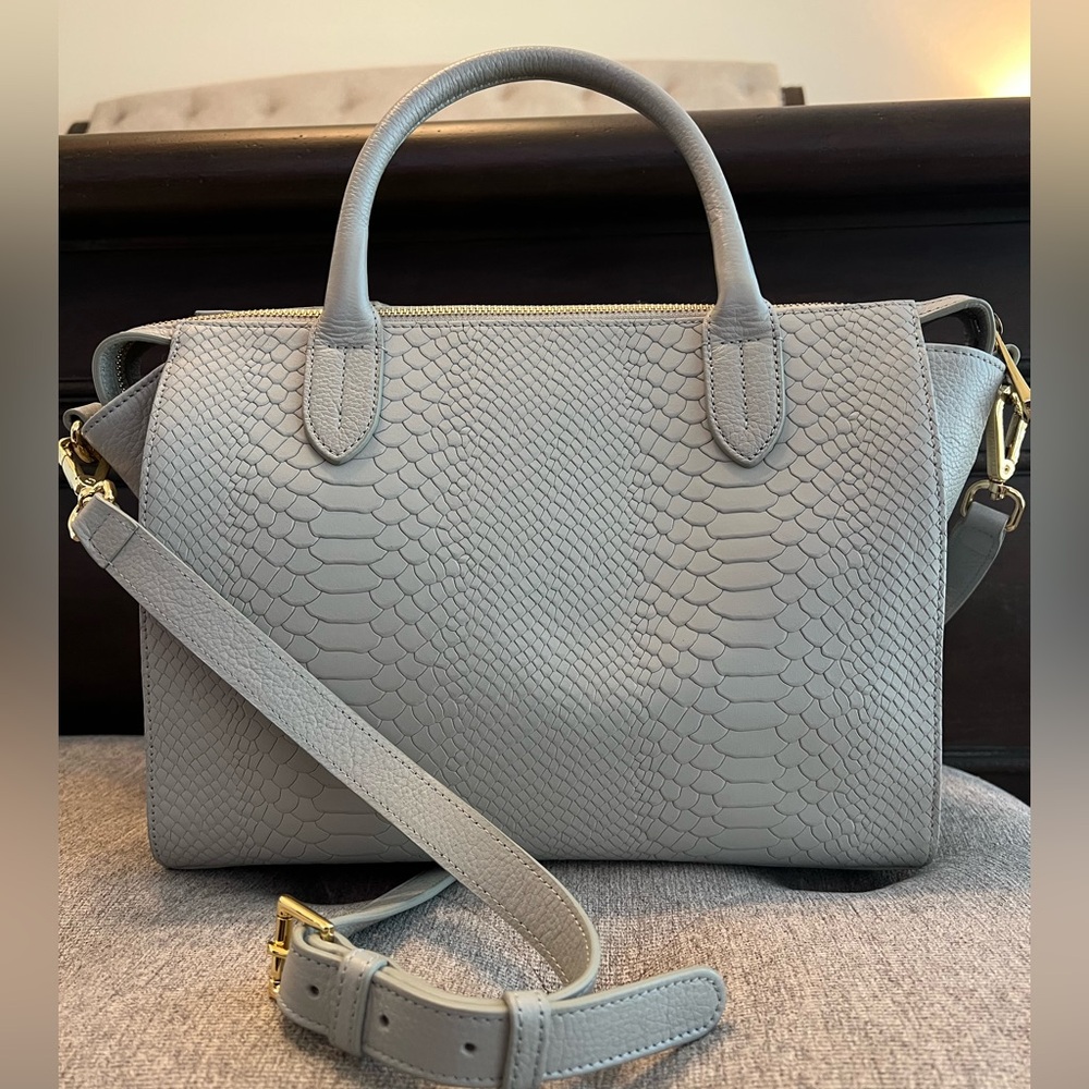 Light Gray GiGi New York Purse